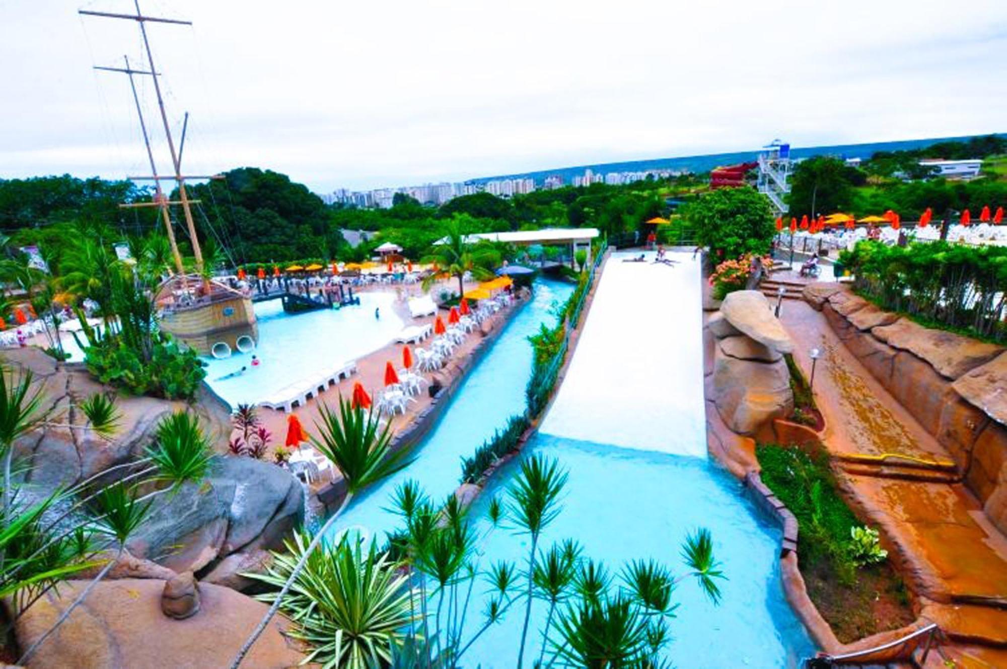 Piazza Diroma - Cortesia Park Diroma, Splash E Slide Калдас-Новас Экстерьер фото