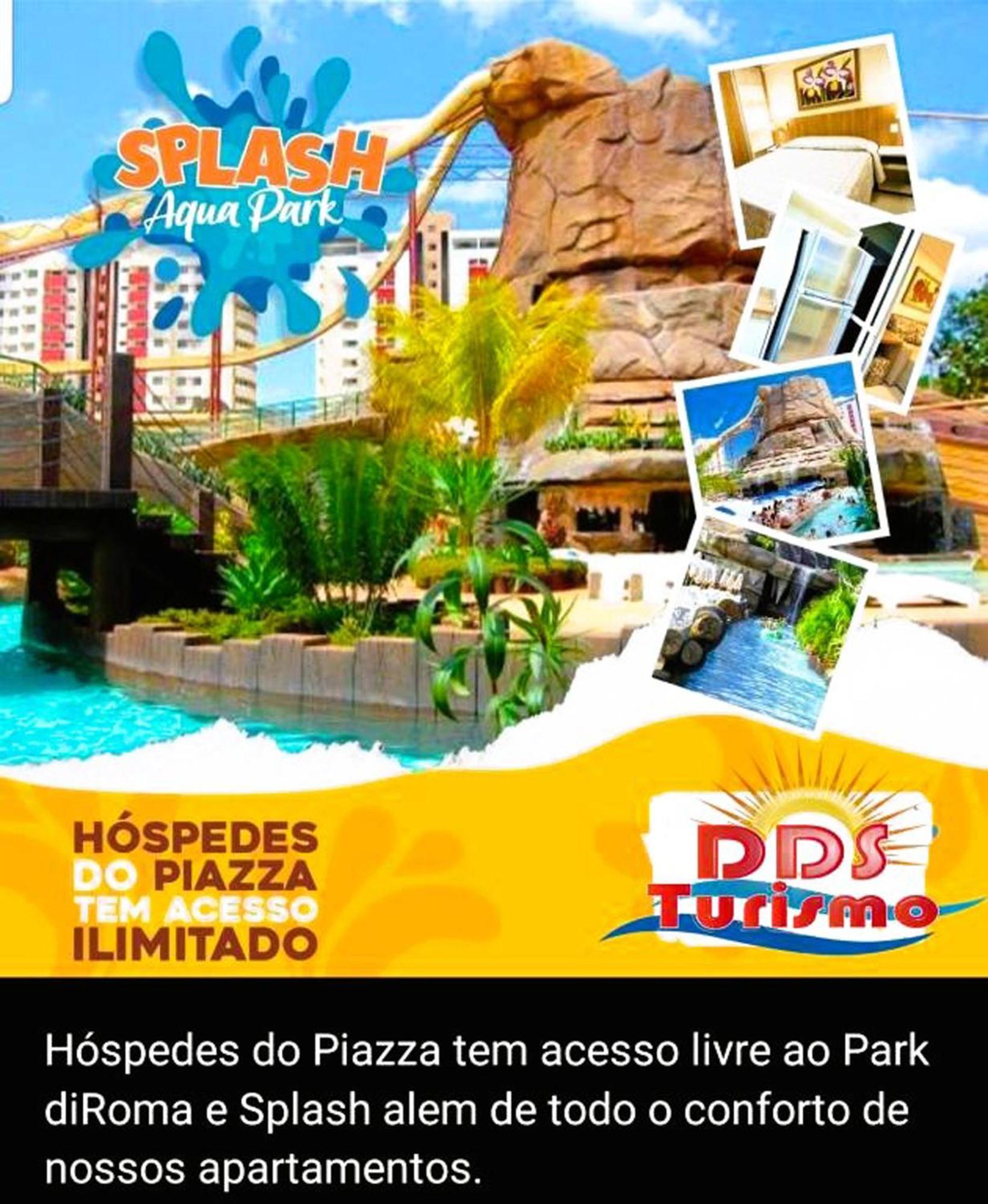 Piazza Diroma - Cortesia Park Diroma, Splash E Slide Калдас-Новас Экстерьер фото